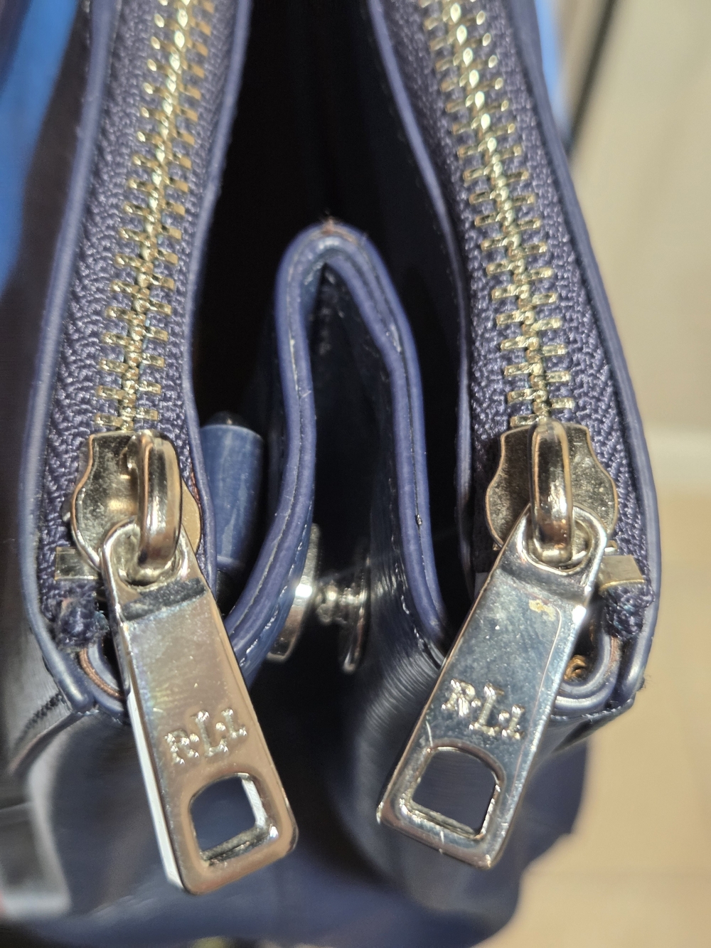 Lauren Ralph Lauren Newbury Double Zip Satchel - Picture 12 of 16